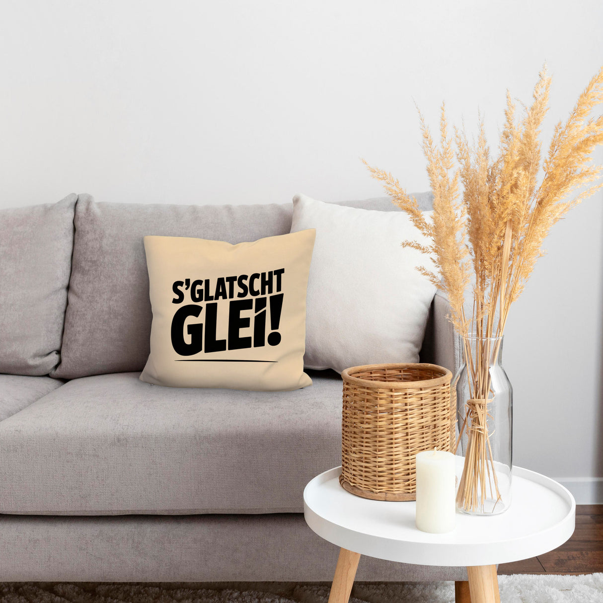 S Glatscht glei! Kissen für Ossis