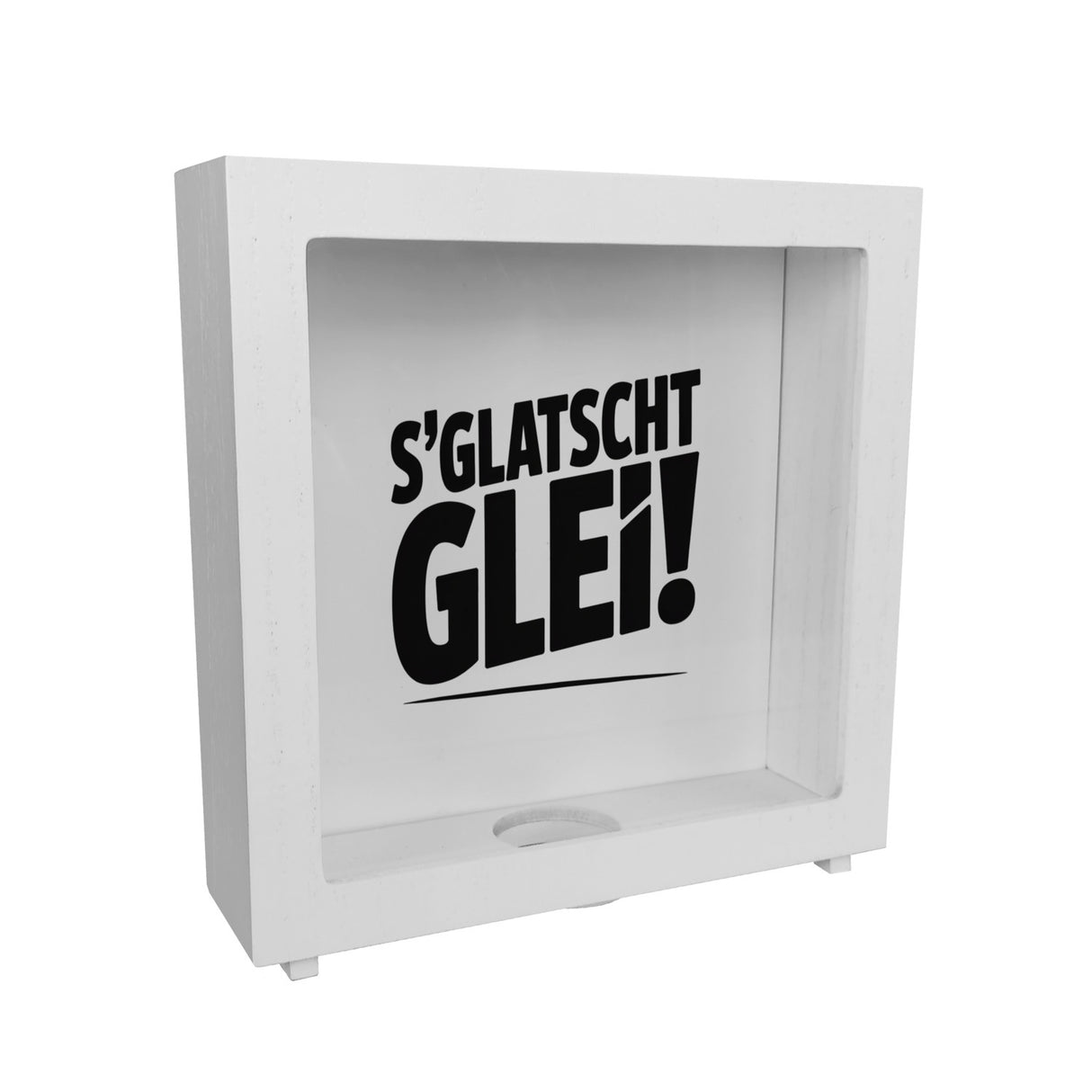 S Glatscht glei! Spardose für Ossis