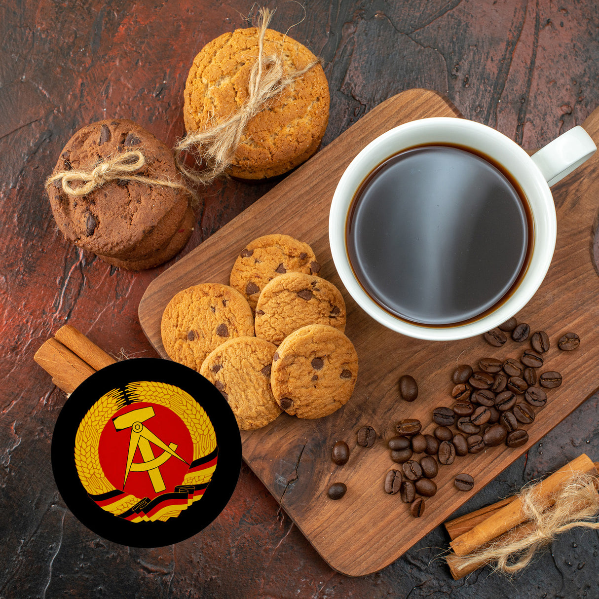 DDR Staatswappen Magnet für Ostalgie-Fans