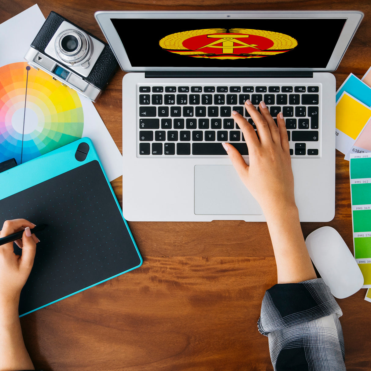 DDR Staatswappen Magnet für Ostalgie-Fans