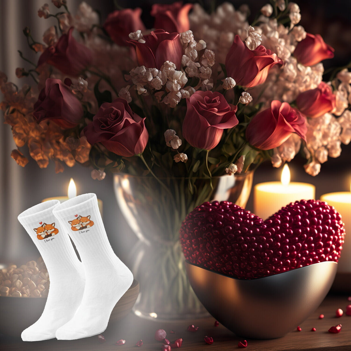 epicsocks Tierliebe Fuchs Socken in 37-41 im Paar