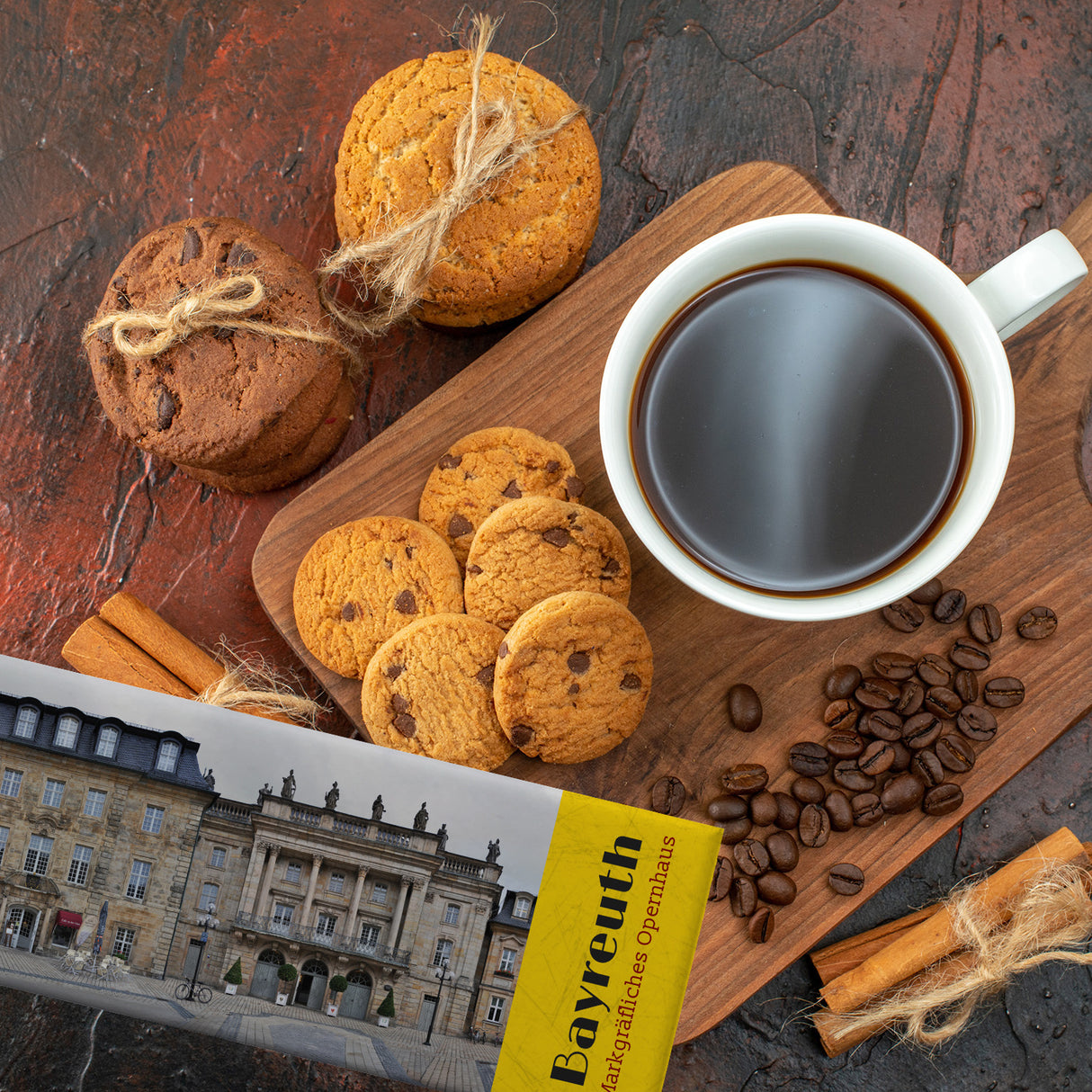 streetline Bayreuth Markgräfliches Opernhaus Panorama Souvenir Magnet