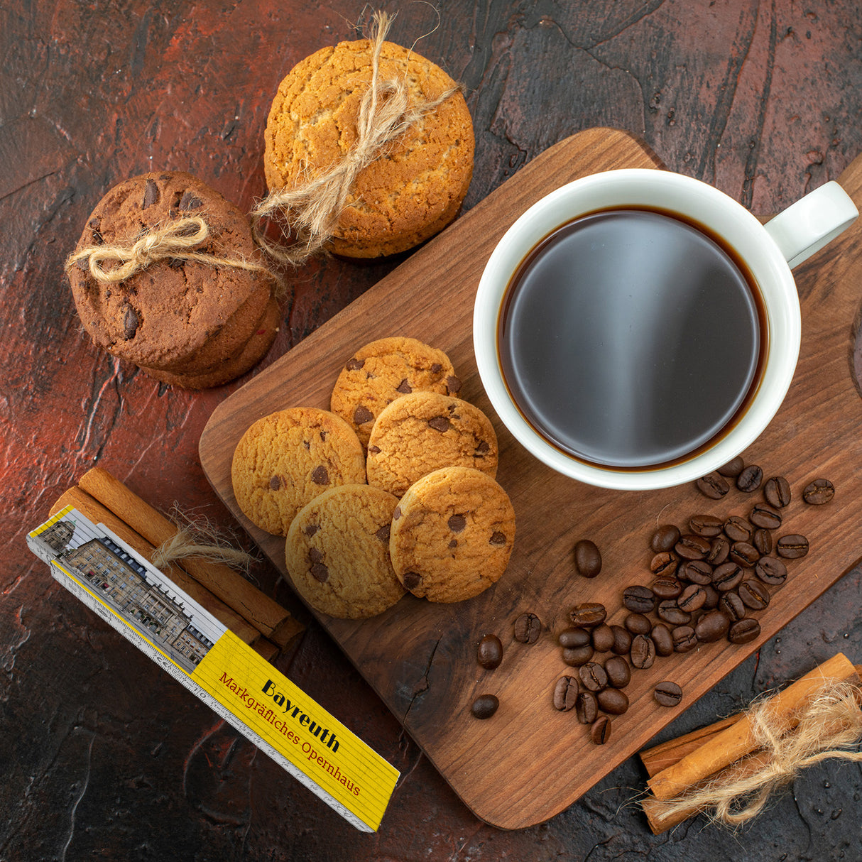 streetline Bayreuth Markgräfliches Opernhaus Meterstab aus Holz