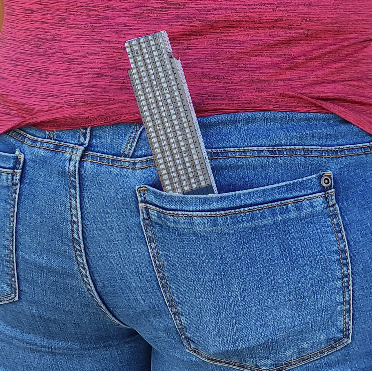 streetline Hamburg Kontorhausviertel Meterstab aus Holz