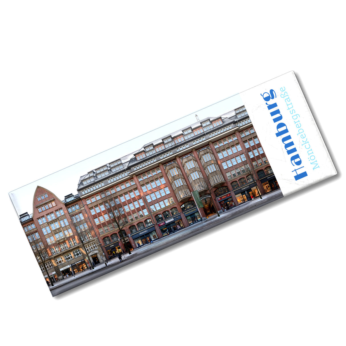 streetline Hamburg Mönckebergstraße Panorama Souvenir Magnet