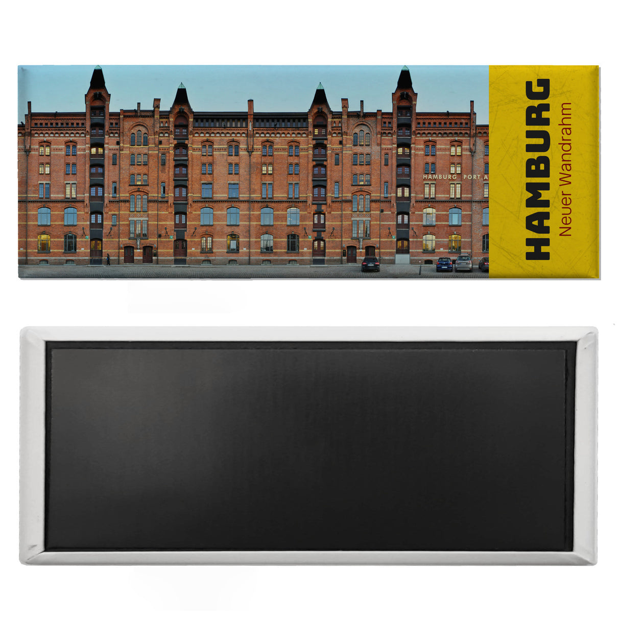 streetline Hamburg Neuer Wandrahm Panorama Souvenir Magnet