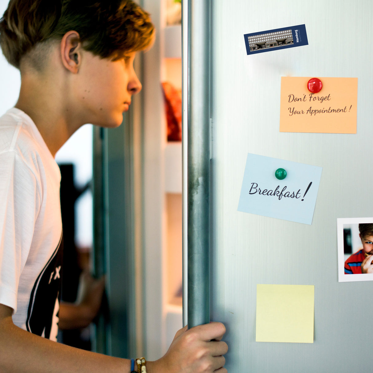 streetline Hamburg Sprinkenhof Fassade Panorama Souvenir Magnet