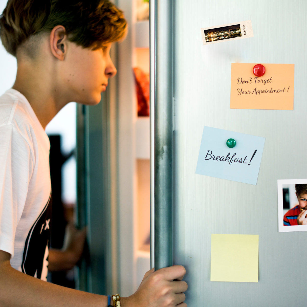 streetline Honfleur Vieux Bassin Panorama Souvenir Magnet