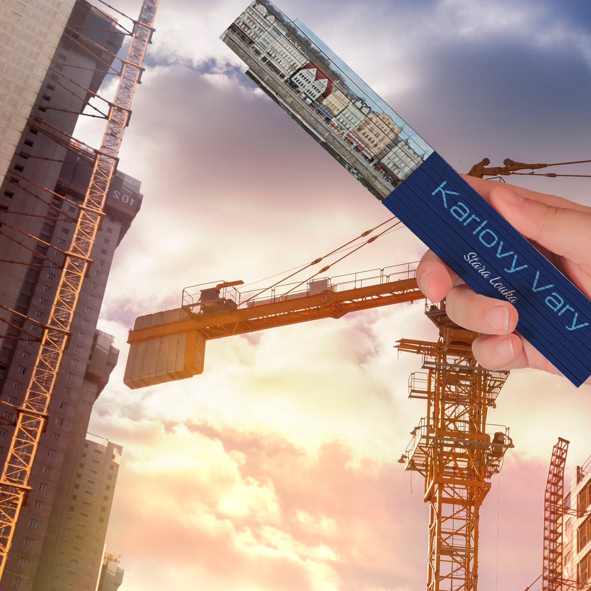 streetline Karlovy Vary Stara Louka Meterstab aus Holz