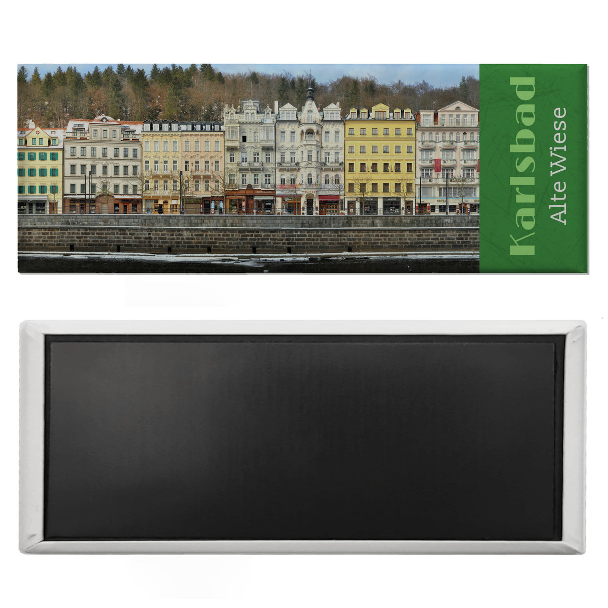 streetline Karlsbad Alte Wiese Panorama Souvenir Magnet