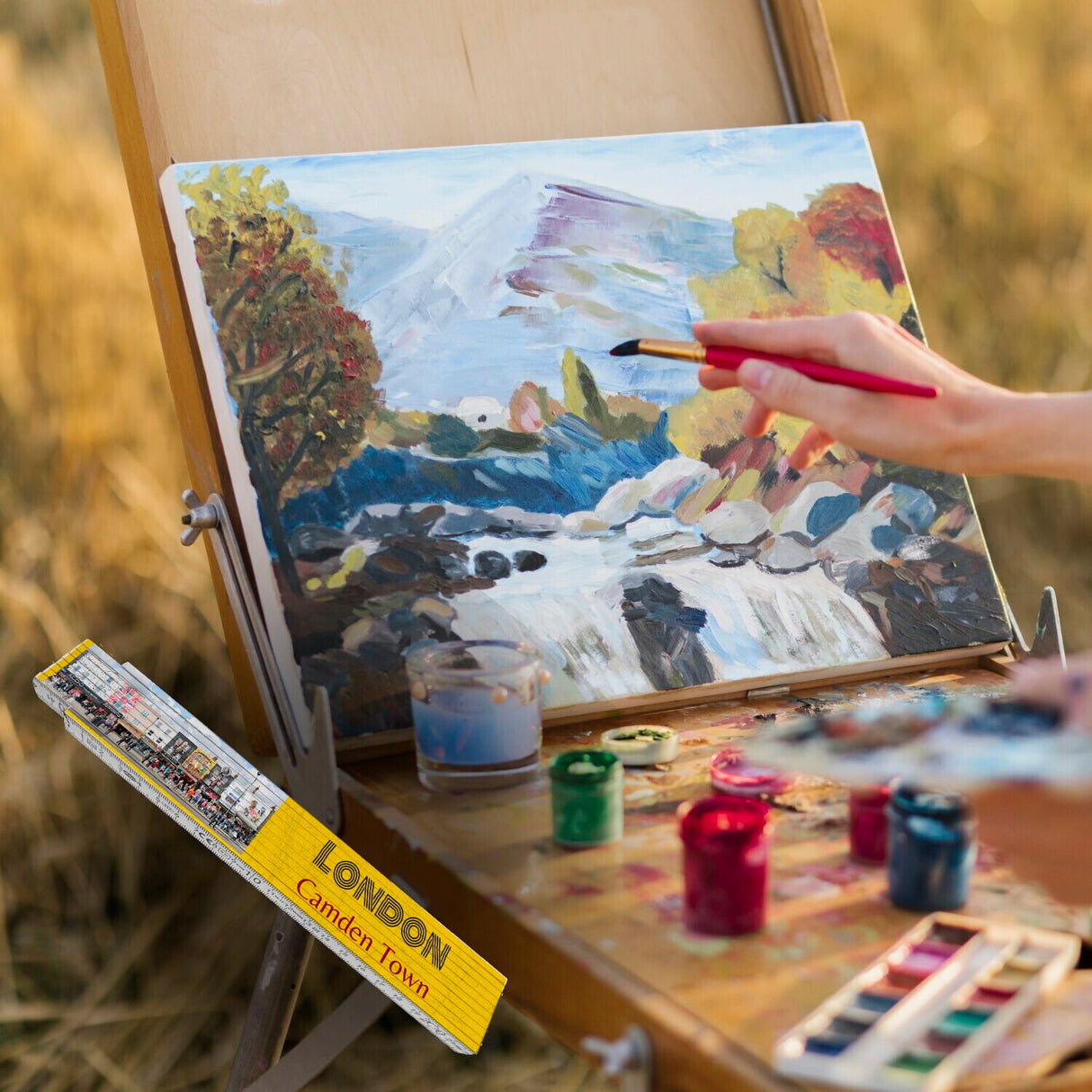 streetline London Camden Town Meterstab aus Holz