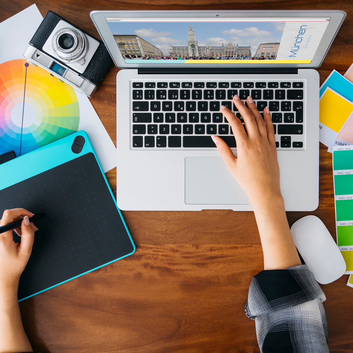 streetline München Neues Rathaus Panorama Souvenir Magnet