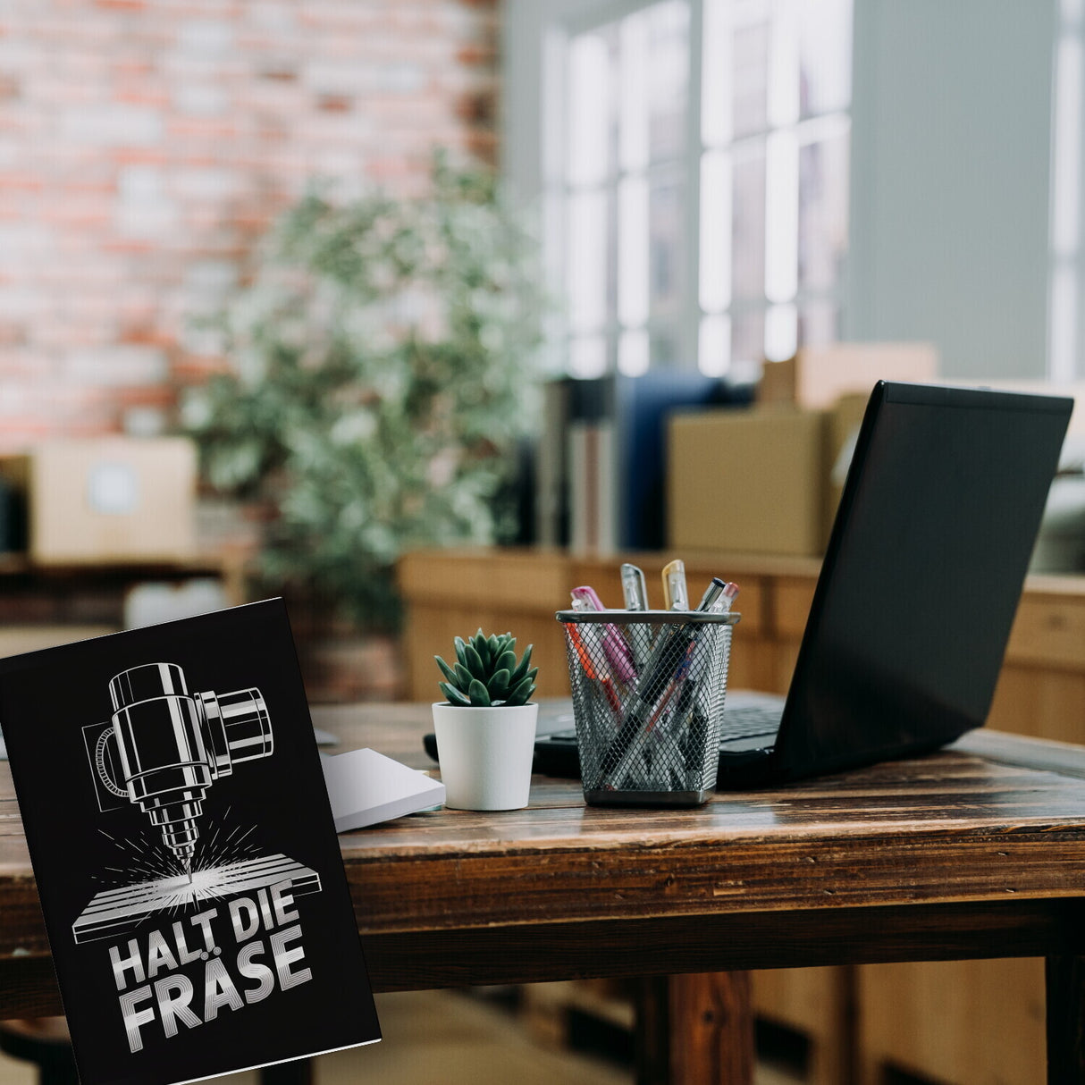 Halt die Fräse Souvenir Souvenir Magnet für CNC-Fräser