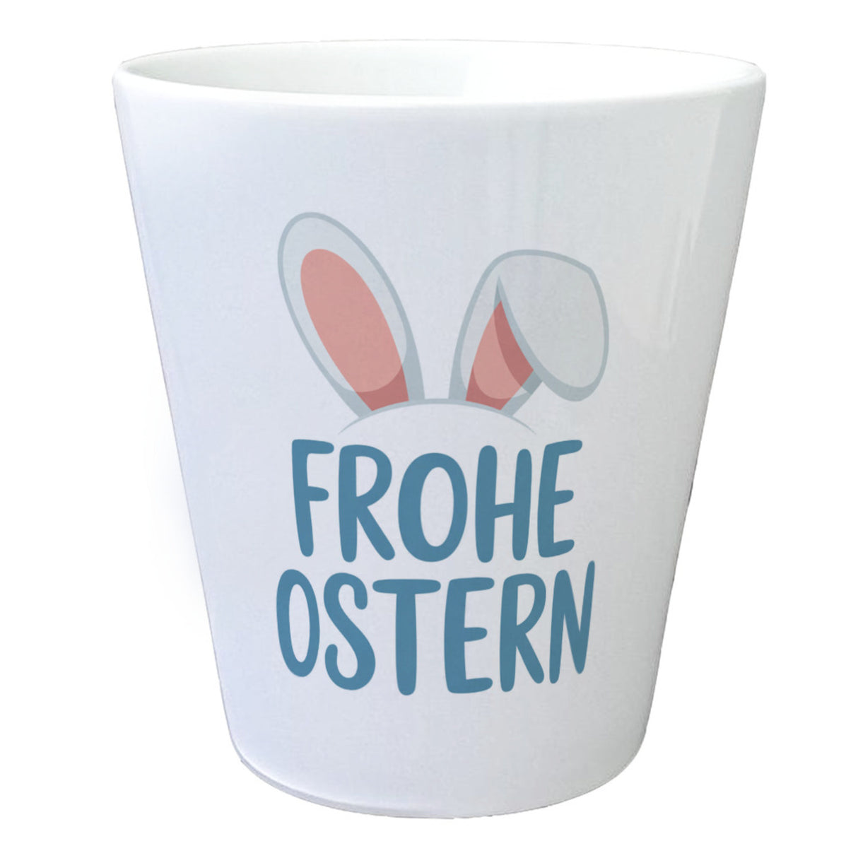 Frohe Ostern Blumentopf mit niedlichen Hasenohren