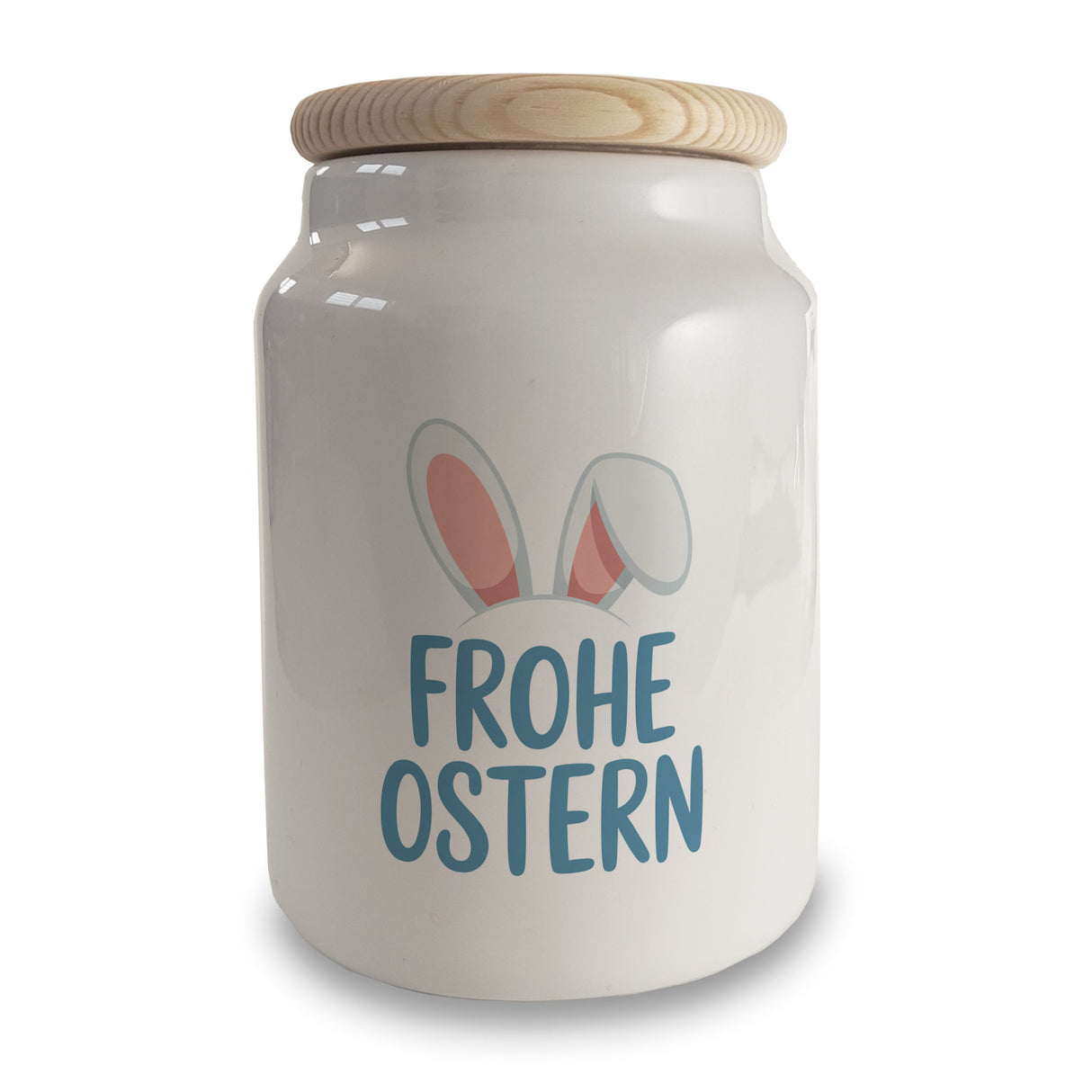 Frohe Ostern Keksdose mit niedlichen Hasenohren