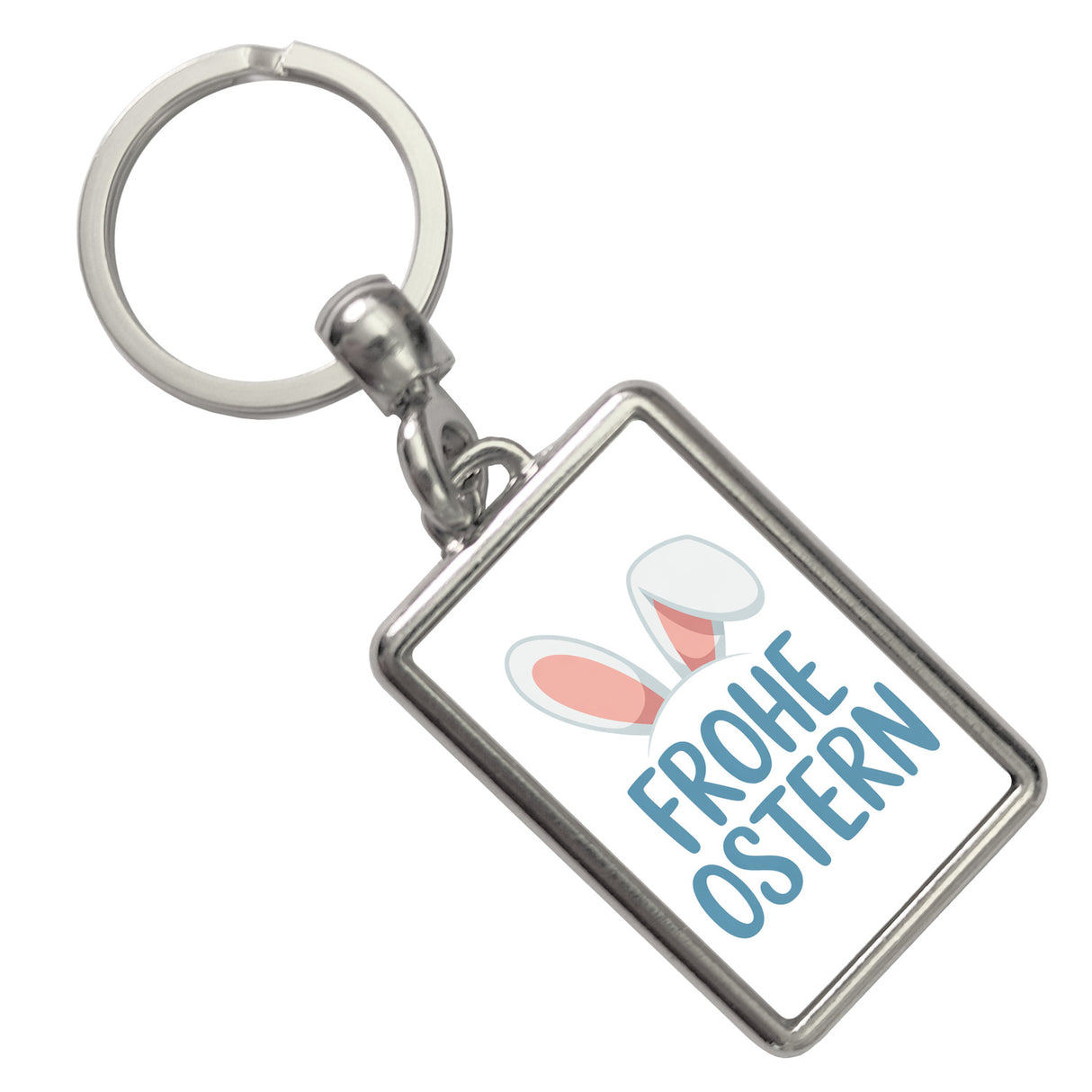 Frohe Ostern Schlüsselanhänger mit niedlichen Hasenohren