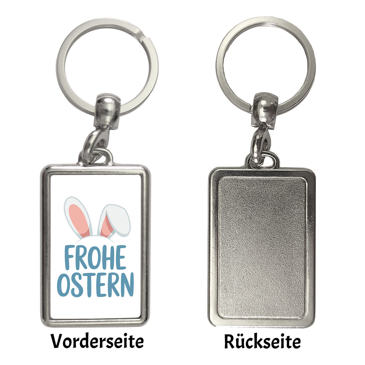 Frohe Ostern Schlüsselanhänger mit niedlichen Hasenohren