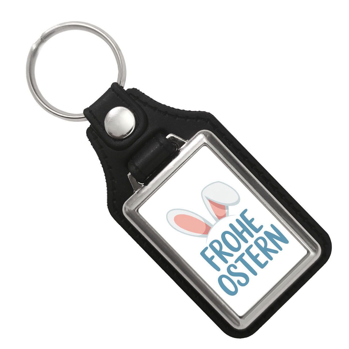 Frohe Ostern Schlüsselanhänger mit niedlichen Hasenohren