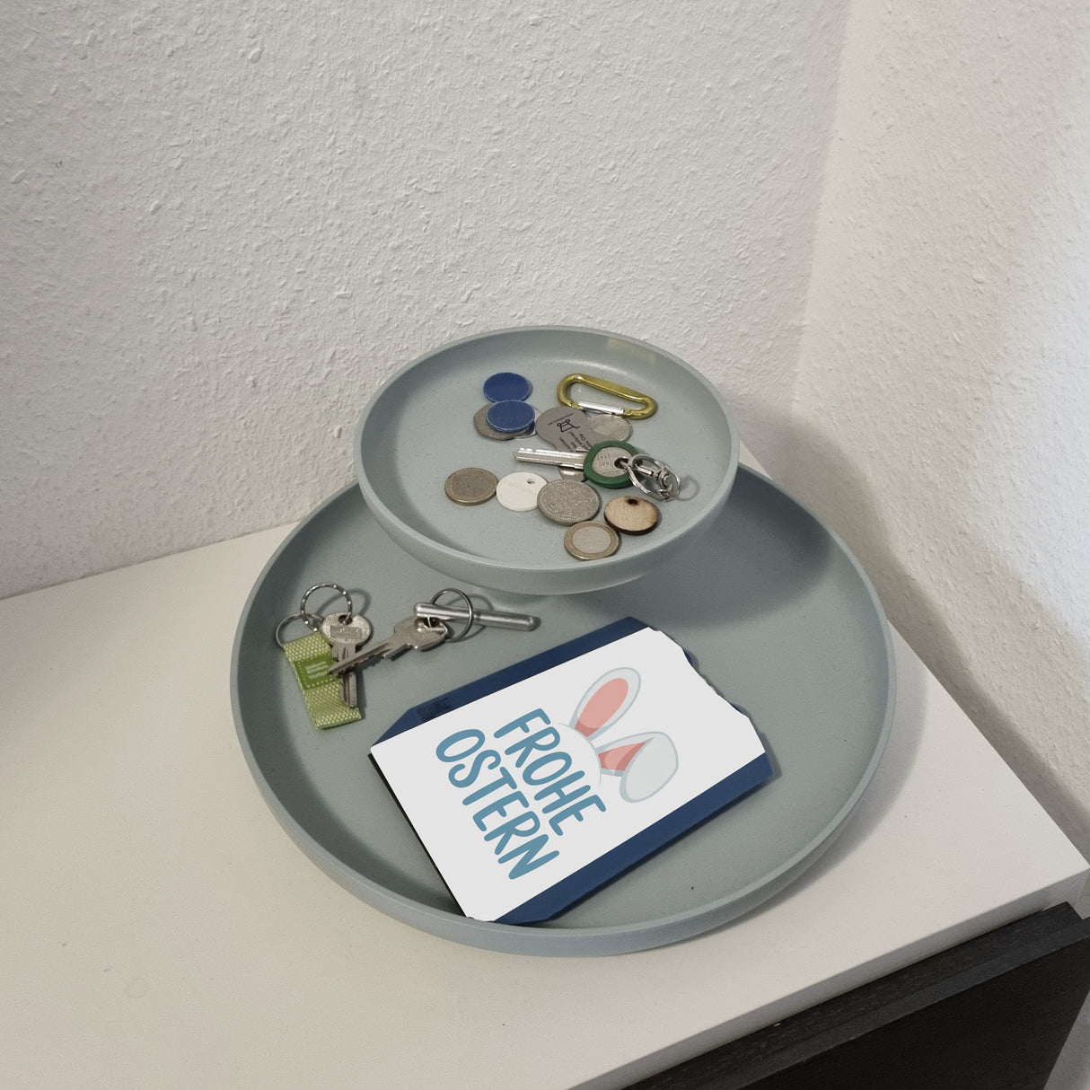 Frohe Ostern Parkscheibe mit niedlichen Hasenohren