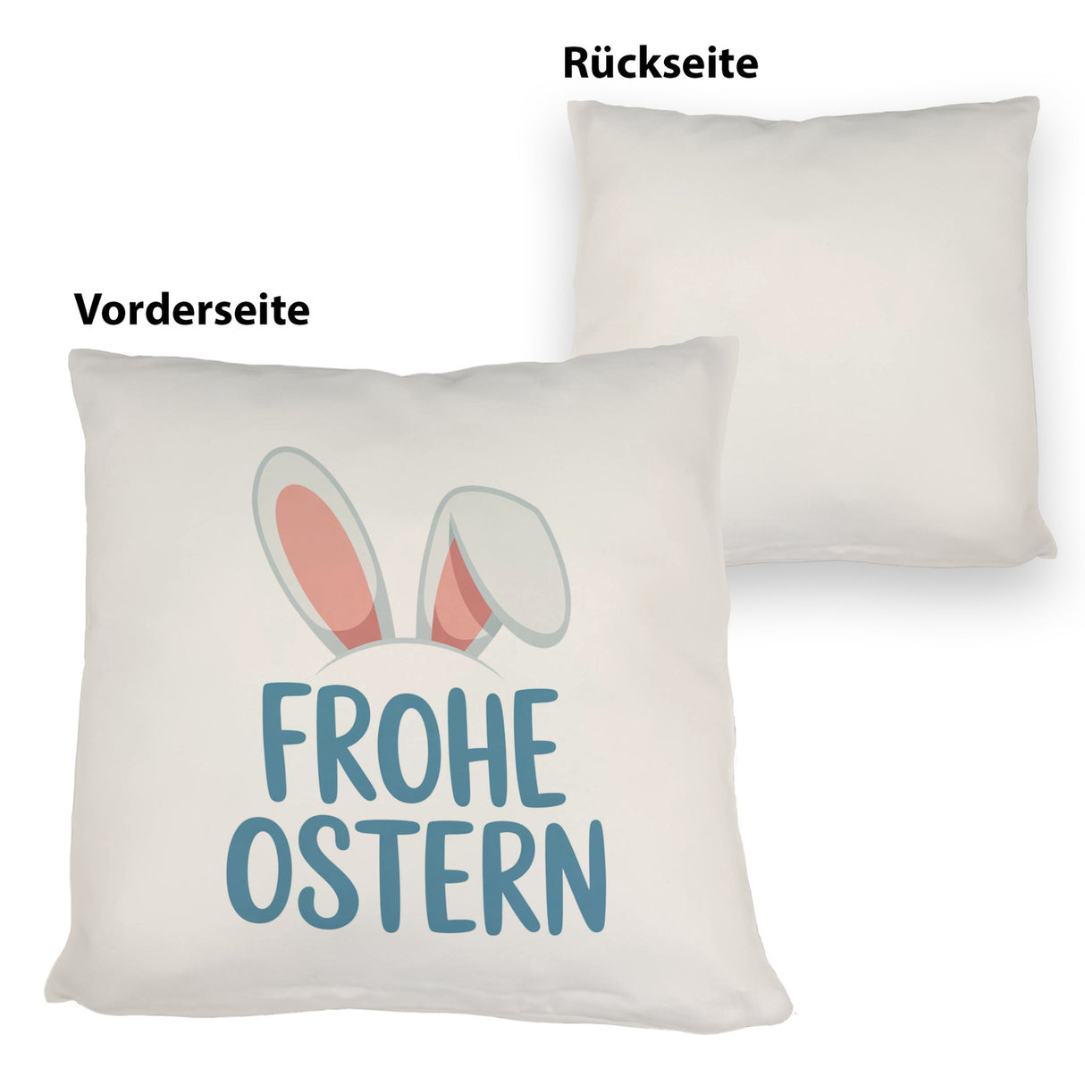 Frohe Ostern Kissen mit niedlichen Hasenohren