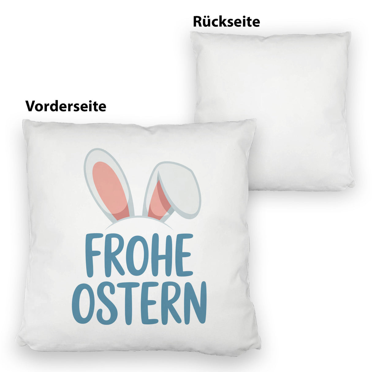 Frohe Ostern Kissen mit niedlichen Hasenohren