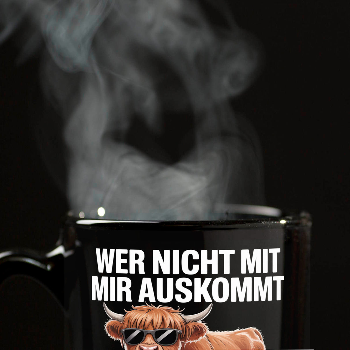 Hochlandrind Tasse - du musst an dir arbeiten