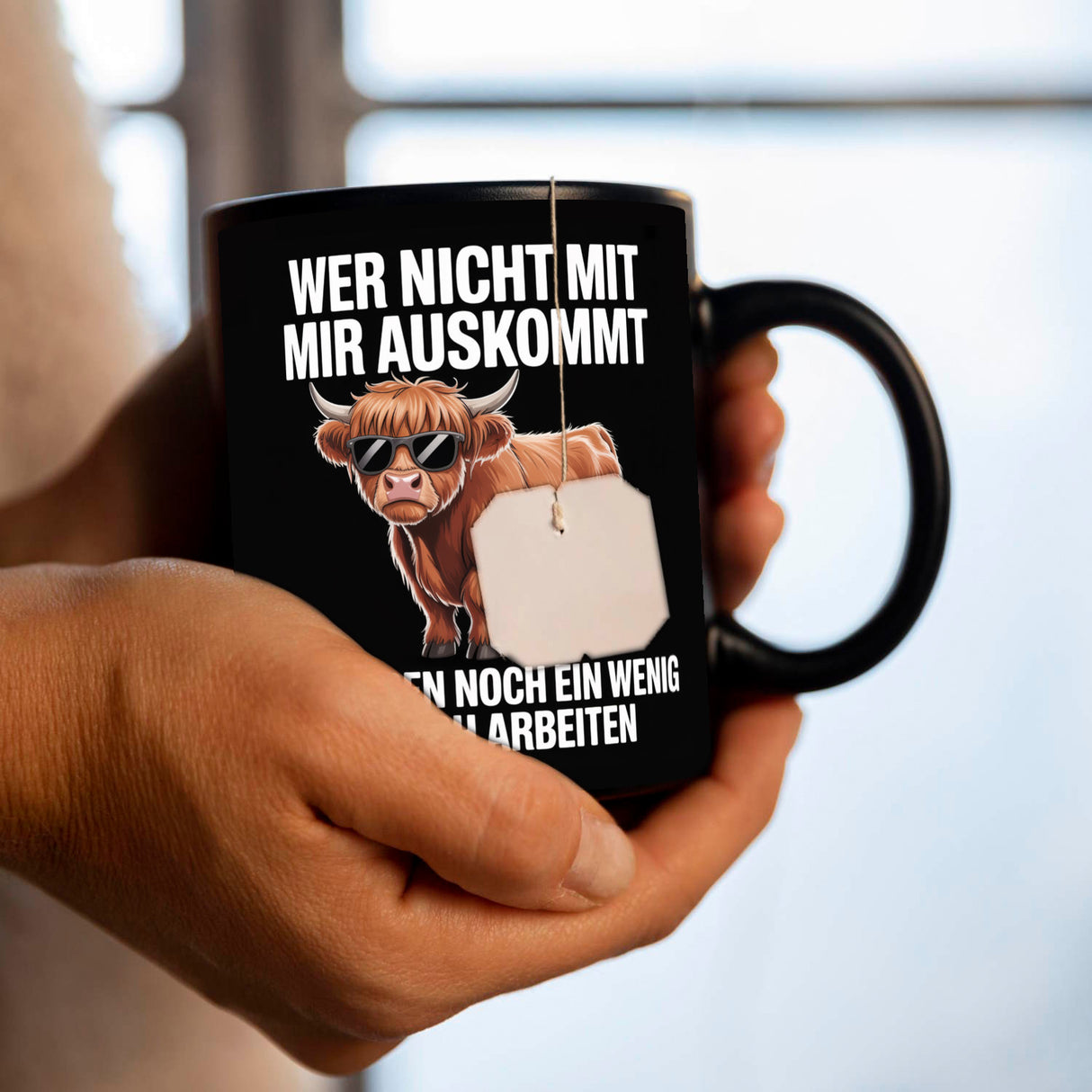 Hochlandrind Tasse - du musst an dir arbeiten