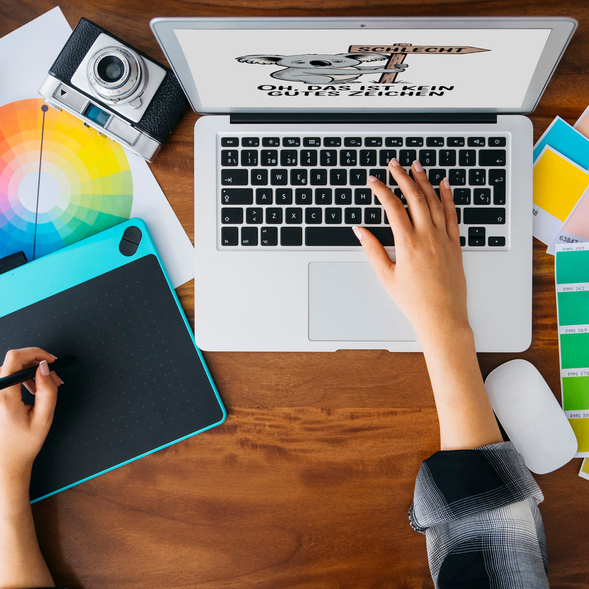 Melancholischer Koala Souvenir Souvenir Magnet - kein gutes Zeichen