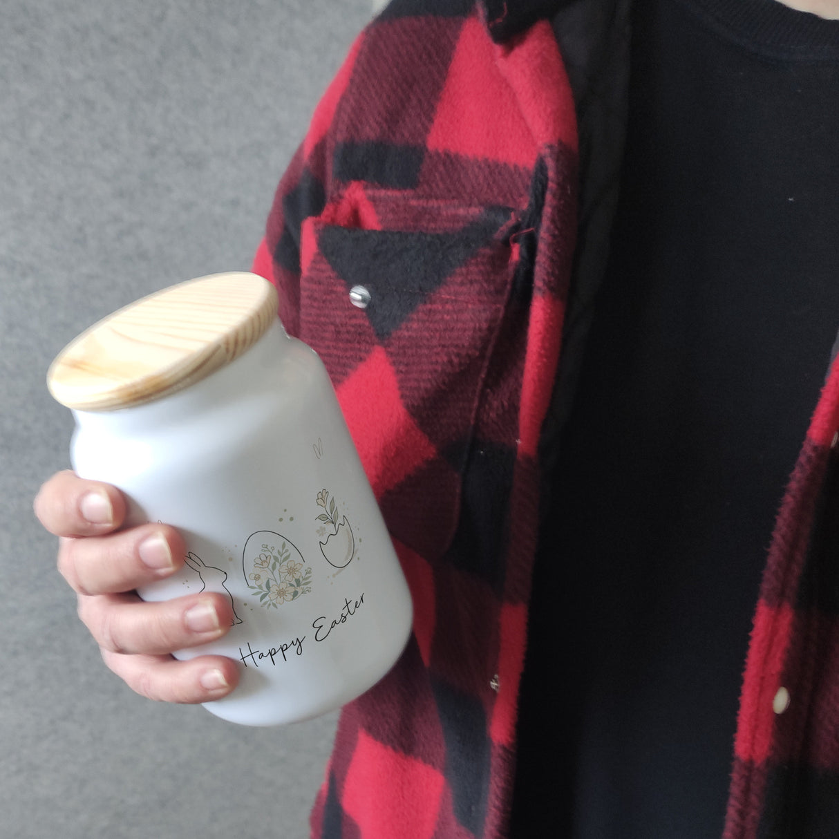 Happy Easter Keksdose mit Hase Ei Design