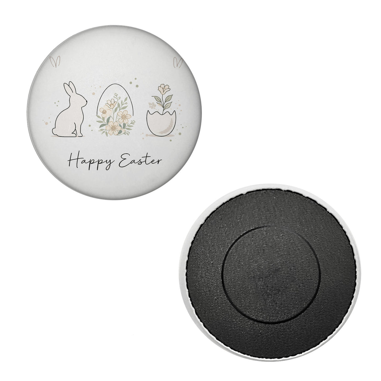 Happy Easter Magnet mit Hase Ei Design