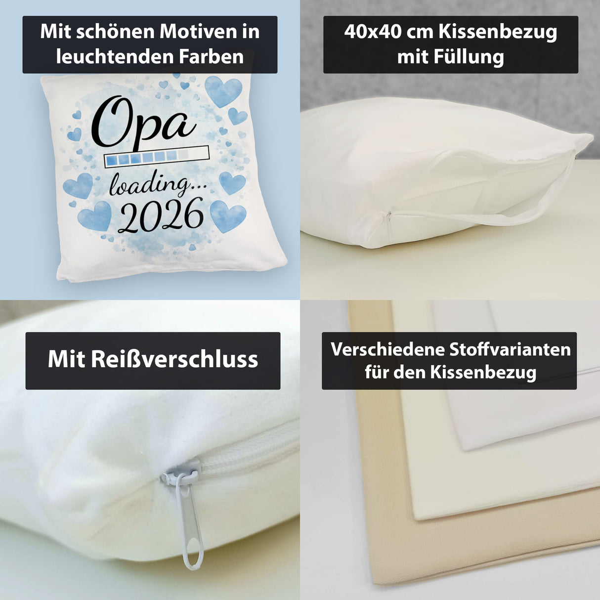 Opa loading 2026 Kissen für werdende Opas