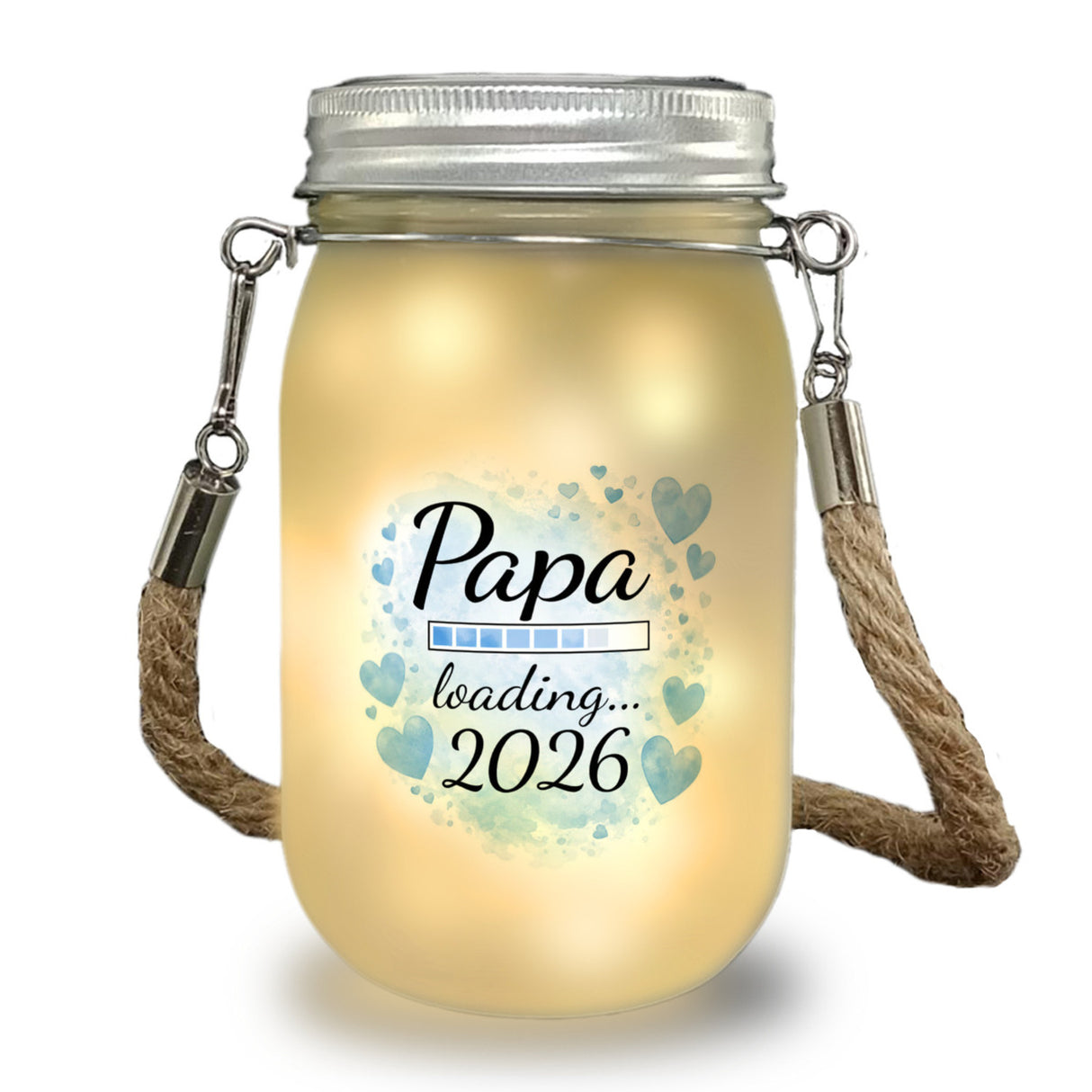 Papa loading... 2026 Solarlicht für werdende Väter