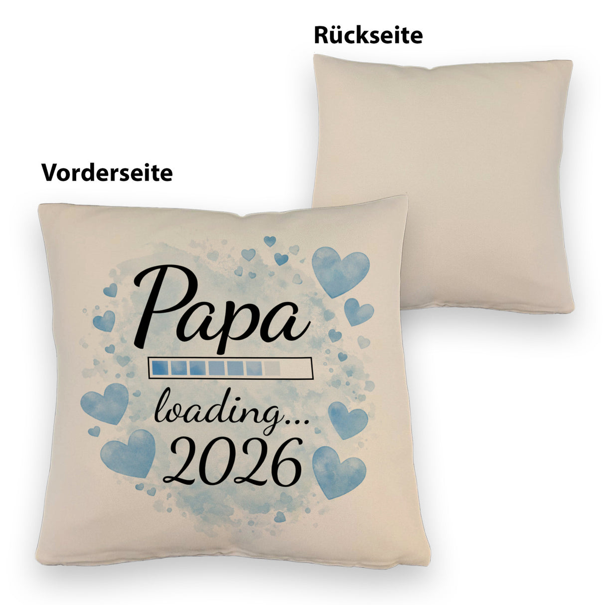 Papa loading... 2026 Kissen für werdende Väter