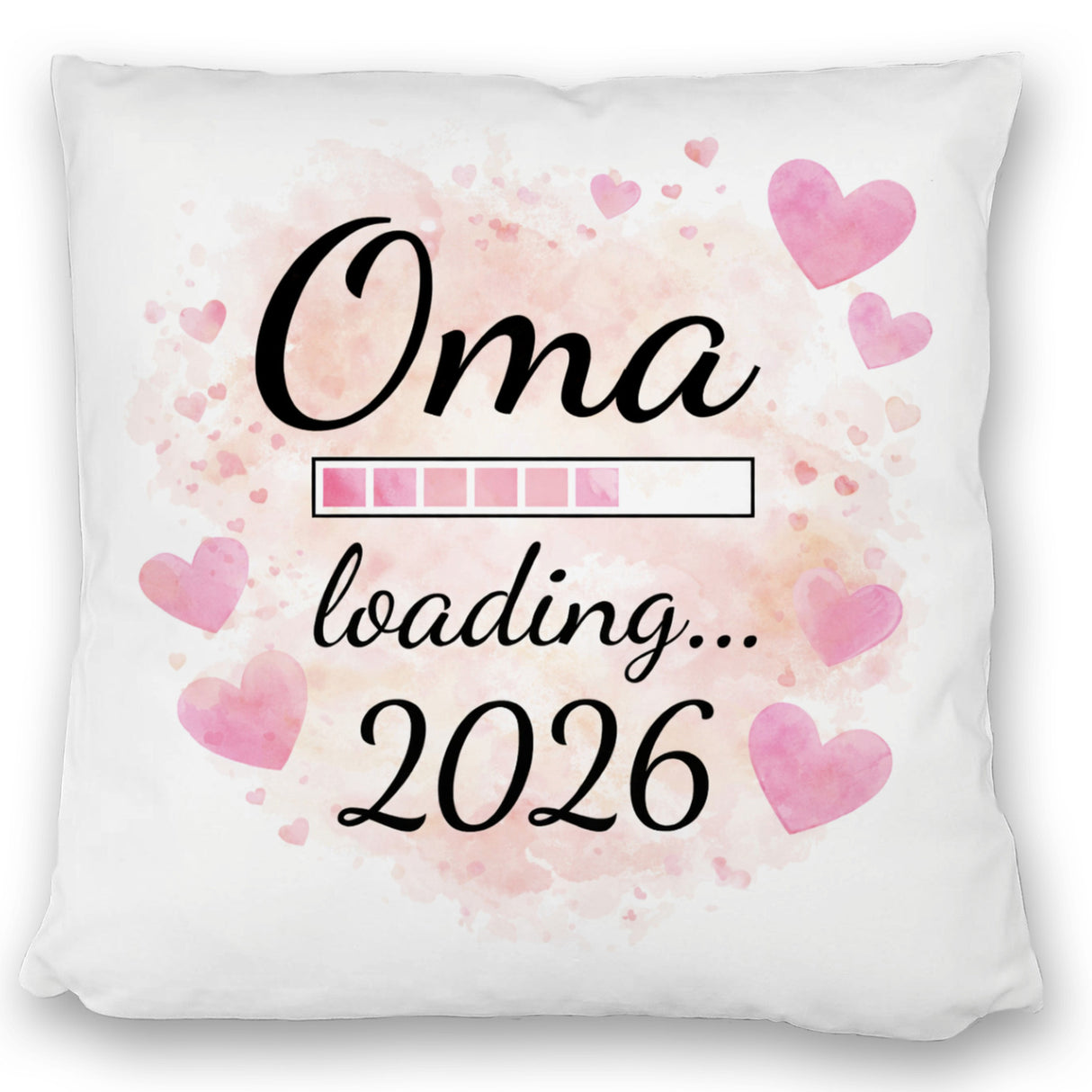 Rosa Herzen Kissen Oma Loading... 2026