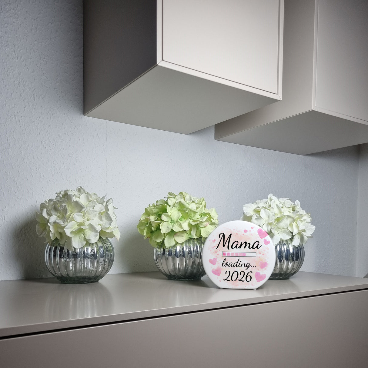 Rosa Herzen Mama Spardose - Mama loading... 2026