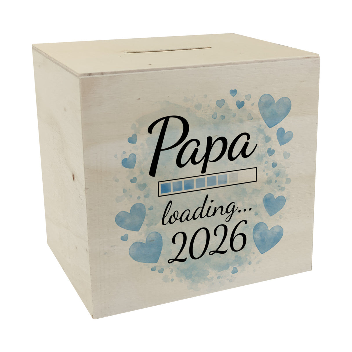 Papa loading... 2026 Spardose für werdende Väter