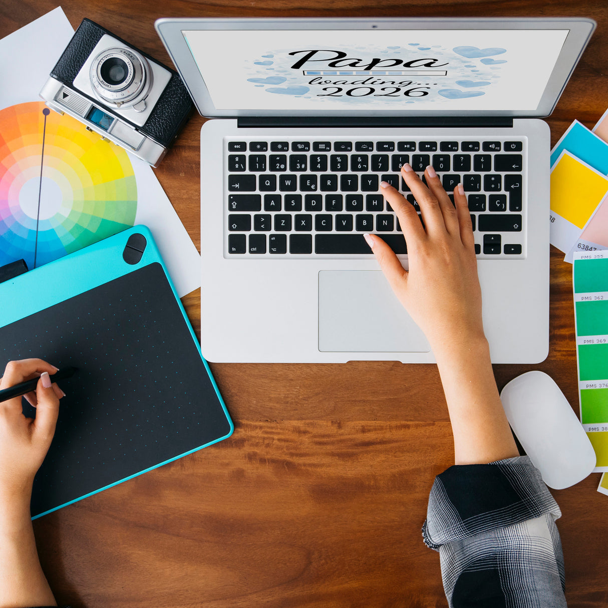 Papa loading... 2026 Spardose für werdende Väter