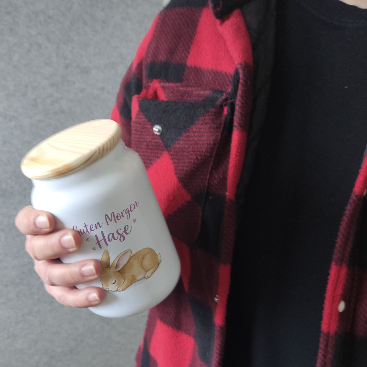 Schlafender Hase Guten Morgen Keksdose