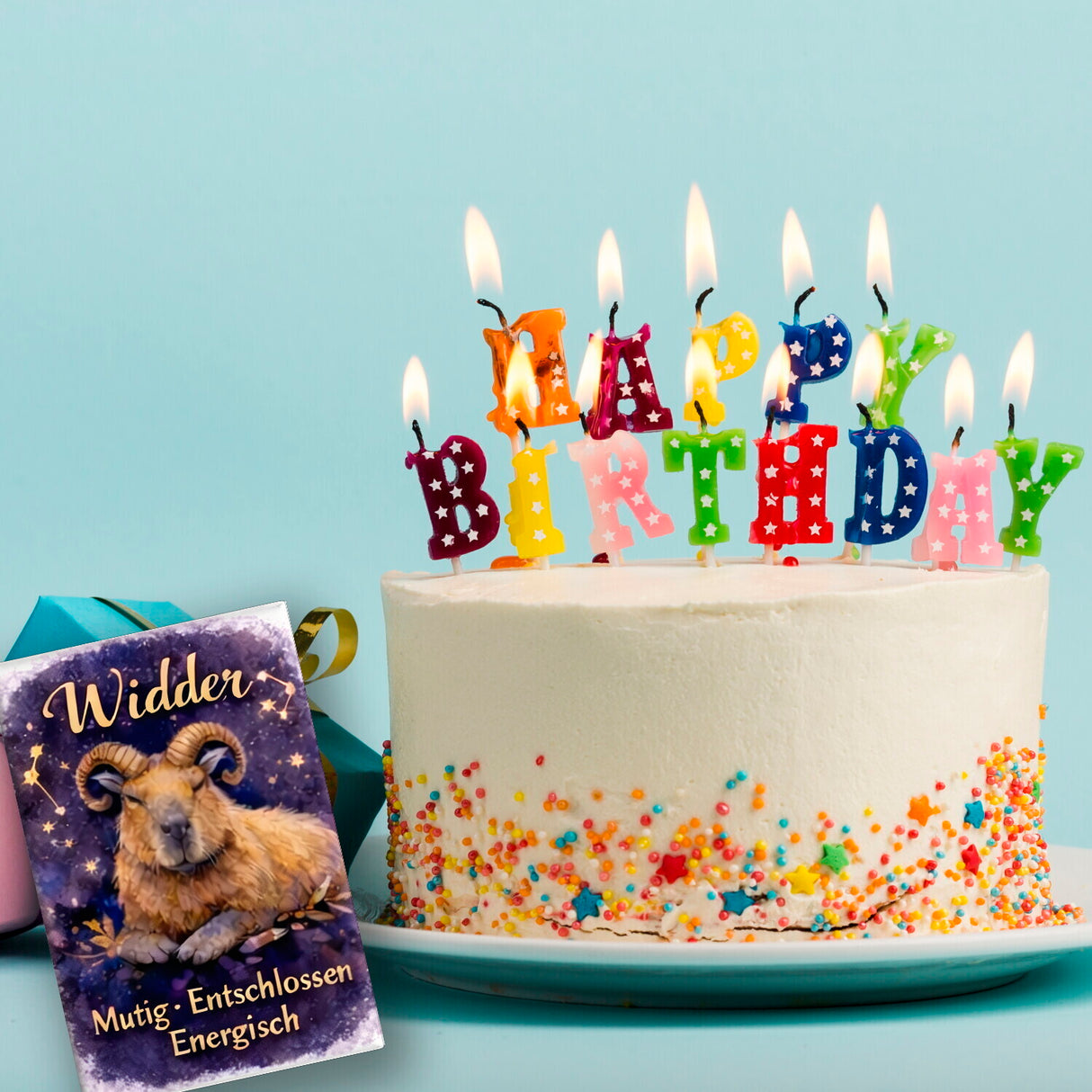 Widder Sternzeichen Cabybara Souvenir Magnet für Astrologie Fans