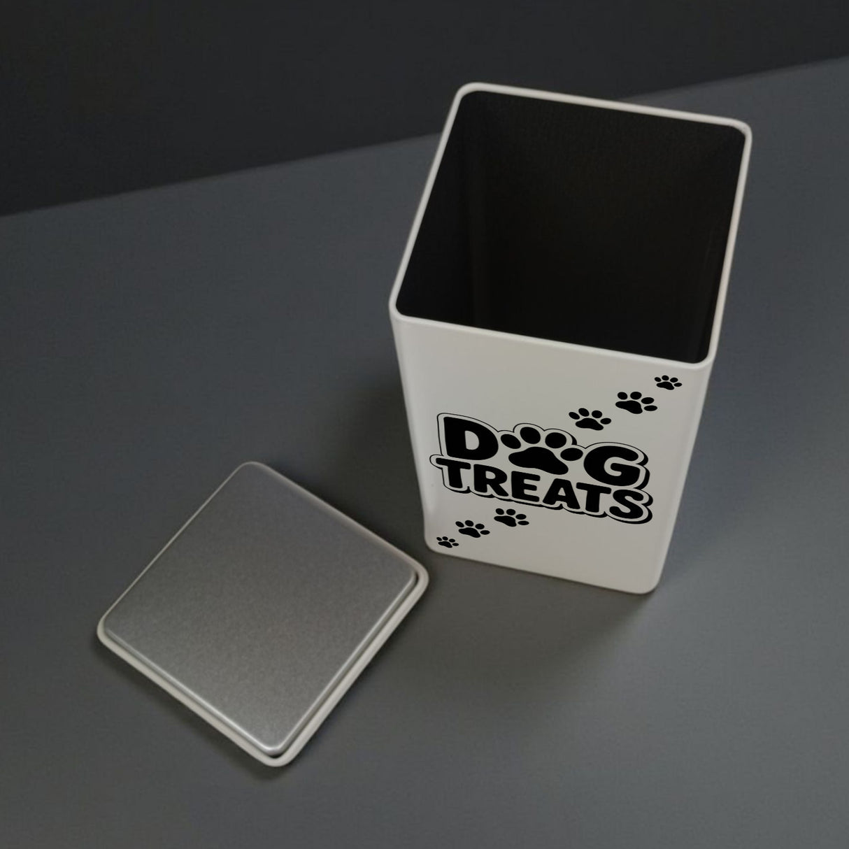 Dog Treats Dose 900ml mit Pfotenabdruck