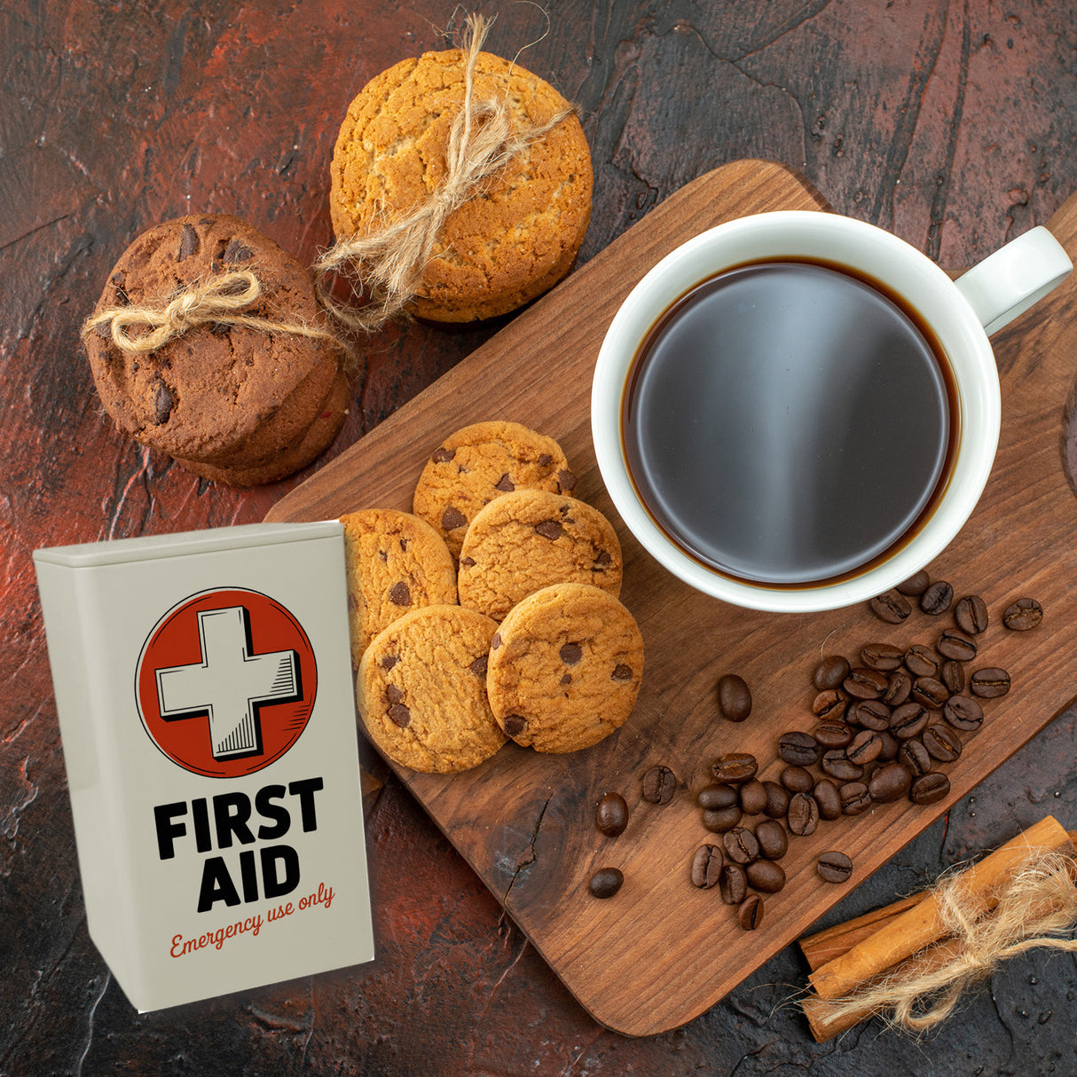 FIRST AID Retro Dose 900ml für die erste Hilfe