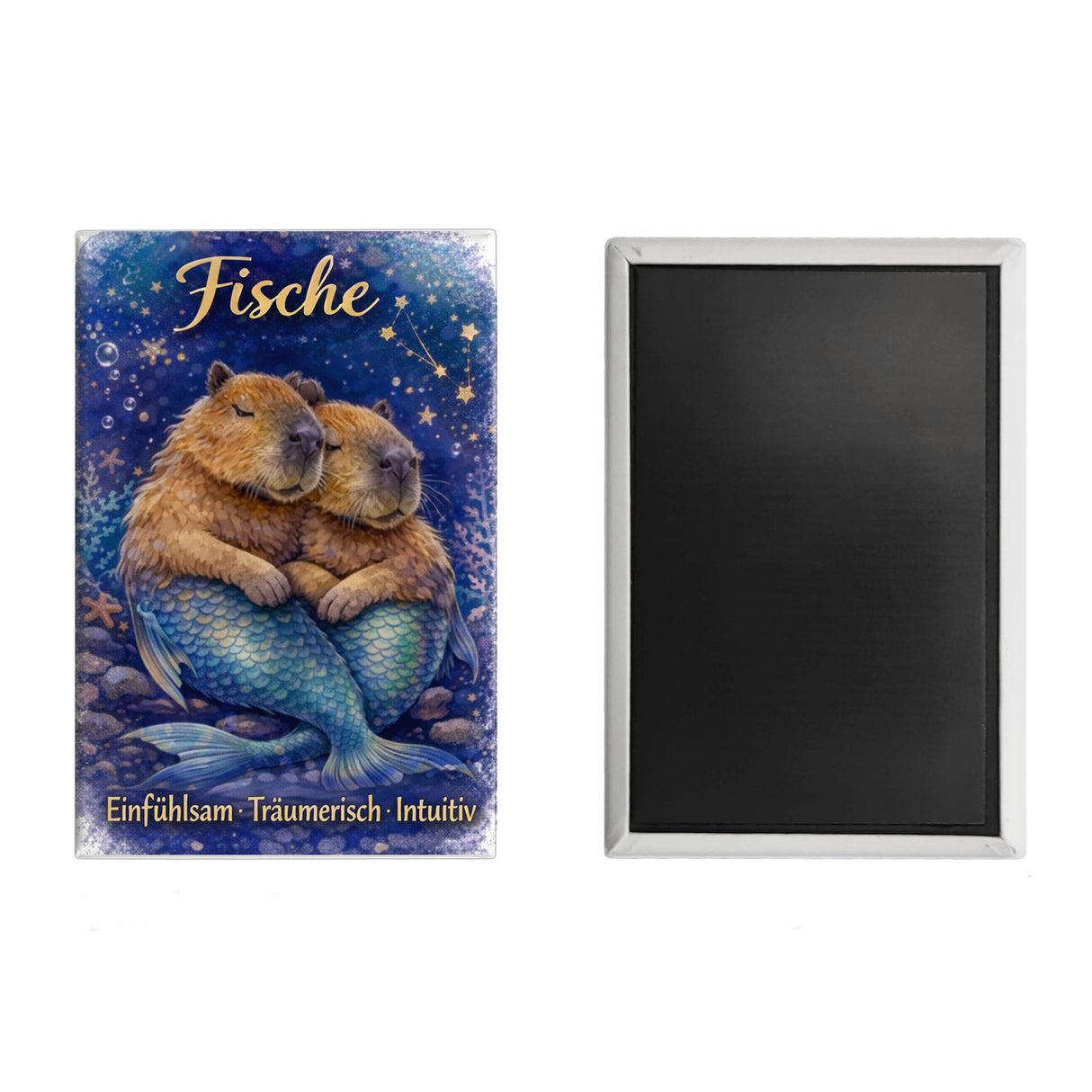 Fisch Sternzeichen Cabybara Souvenir Magnet für Astrologie Fans