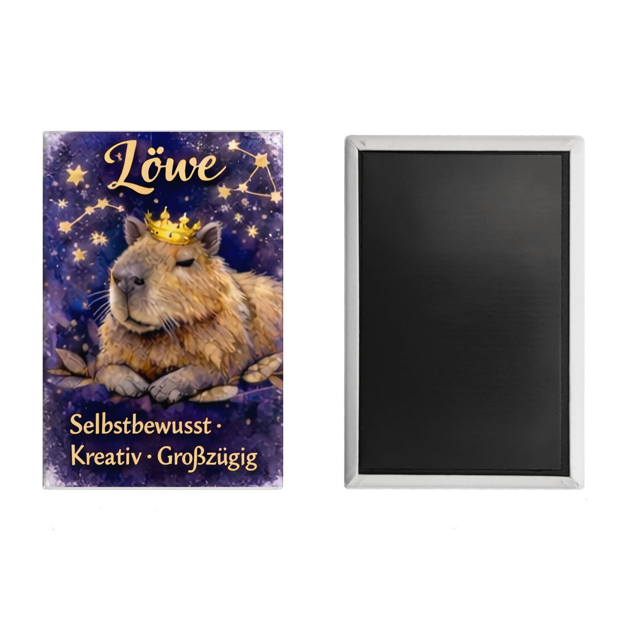 Löwe Sternzeichen Cabybara Souvenir Magnet für Astrologie Fans