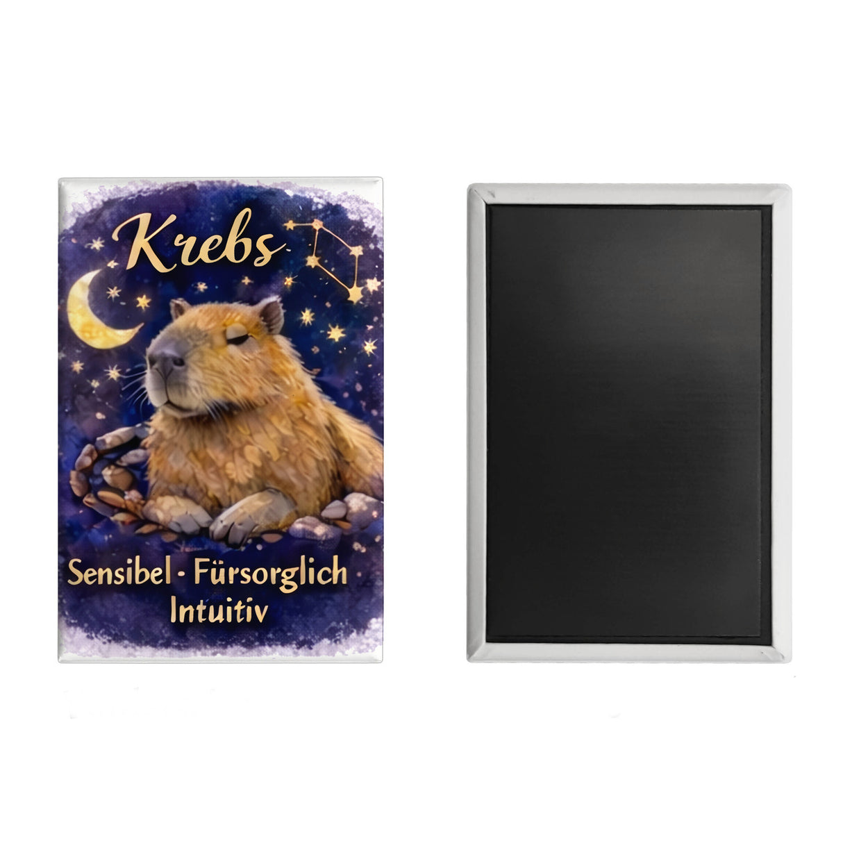 Krebs Sternzeichen Cabybara Souvenir Magnet für Astrologie Fans