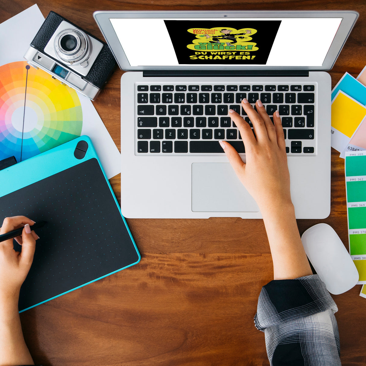 Kaminfeger Schlüsselanhänger mit Spruch: Viel Glück, du schaffst es!