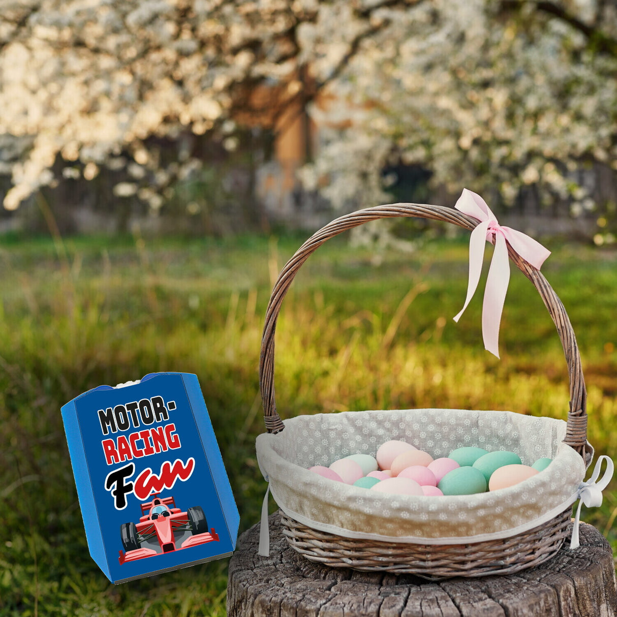 Sportwagen Parkscheibe mit Spruch: Motor Racing Fan