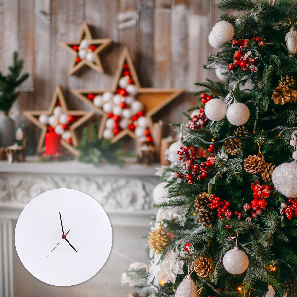 Sportwagen Wanduhr mit Spruch: Motor Racing Fan