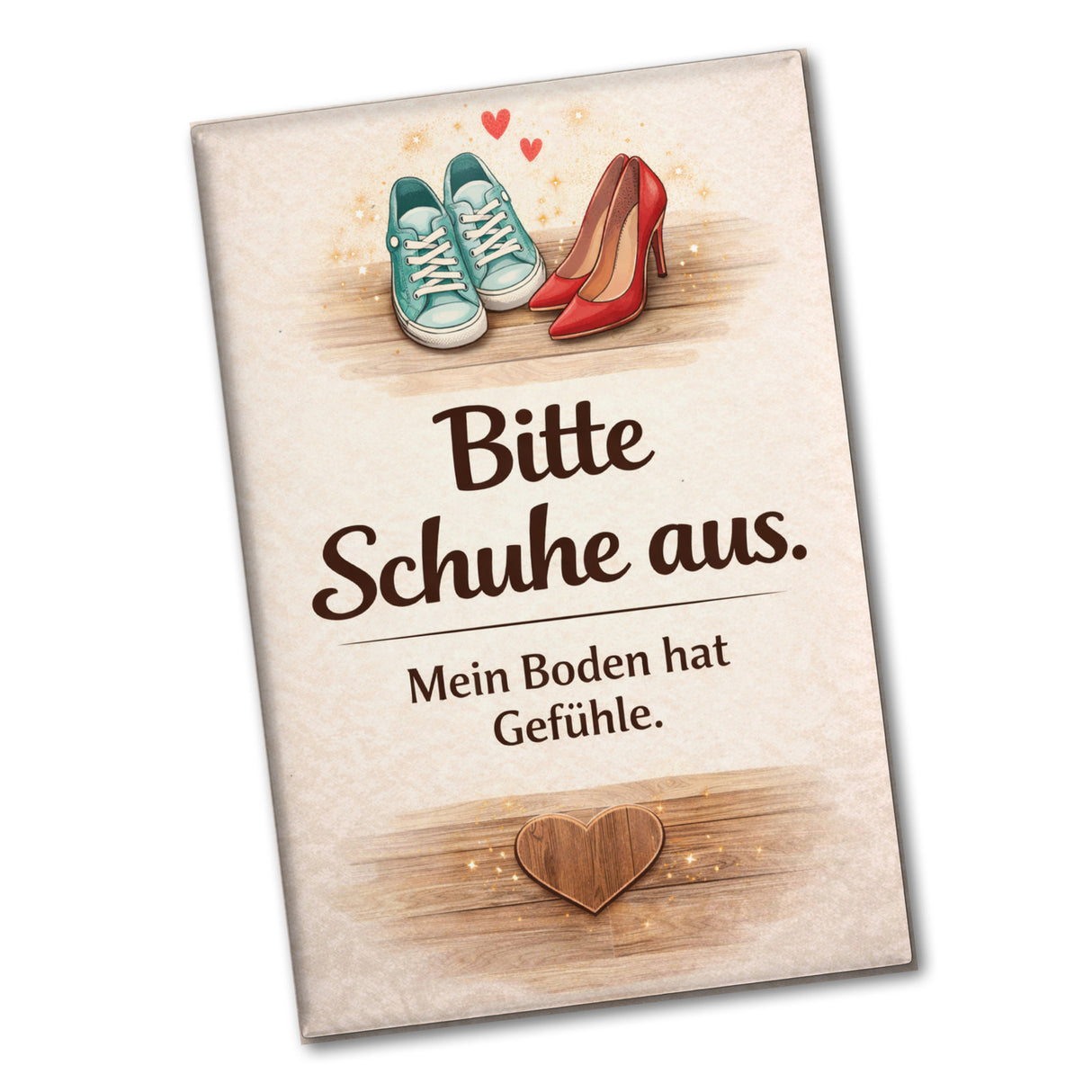 Bitte Schuhe aus Souvenir Magnet für Wohnbereich