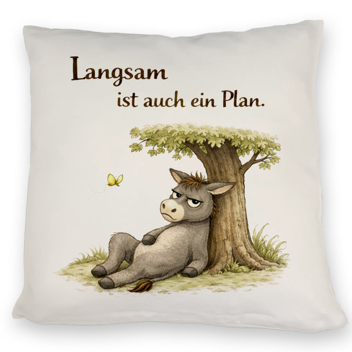 Eddi Esel Unter Baum Kissen Langsam ist auch ein Plan