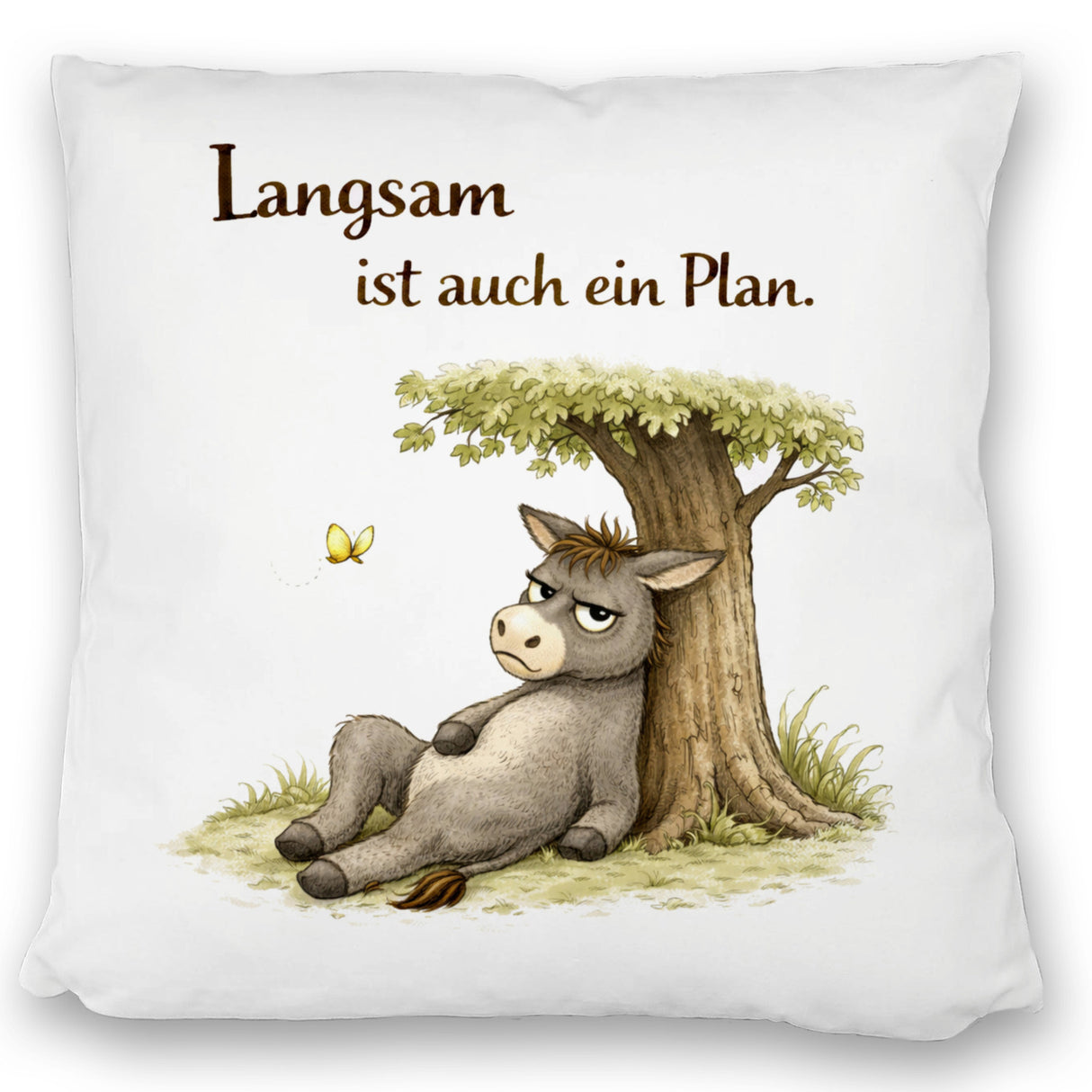 Eddi Esel Unter Baum Kissen Langsam ist auch ein Plan